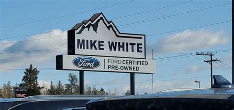 Feb 20, 2023 · We Have Used SUVs from Ford and More at Mike White Ford of Sandpoint in Ponderay, ID | Mike White Ford Sandpoint. Skip to main content. Sales: (208) 263-3127; Service: (208) 263-3127; Parts: (208) 263-3127; 476600 US-95 Directions Ponderay, ID 83852. Home New Inventory . New Inventory. New Vehicles